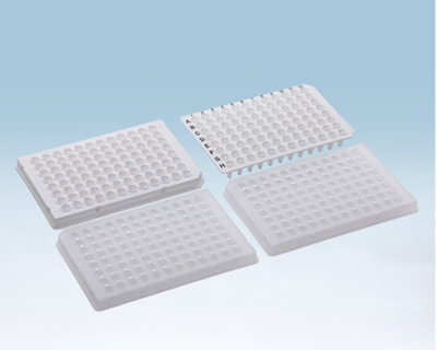 0.2ml 96孔PCR板-半裙边，透明